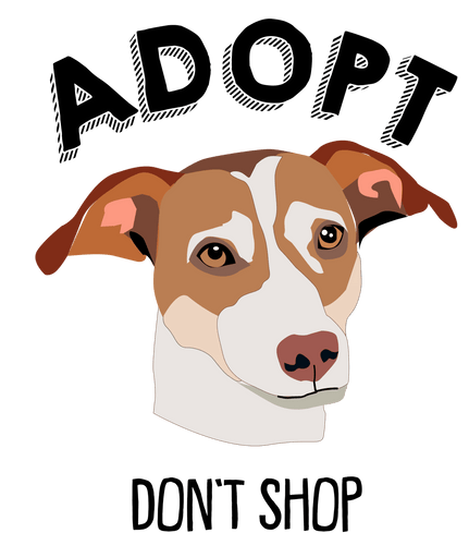 Adopt Don't Shop T-Shirt 3Adopt, animals, cat, dog, Ladies, Mens, Unisex