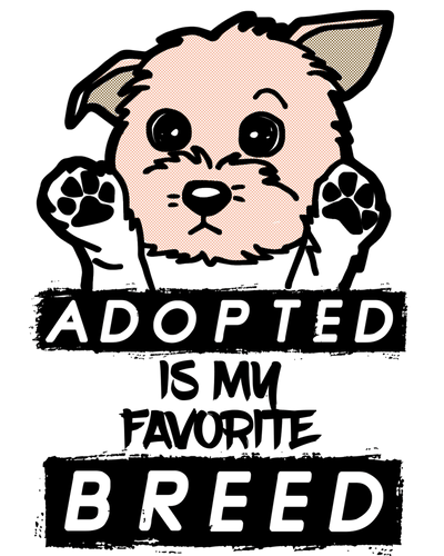 Adopted is my favorite breed T-ShirtAdopt, animals, cat, dog, Ladies, Mens, Unisex