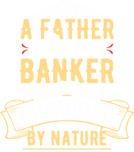 Load image into Gallery viewer, A father is a banker provided by nature T-Shirtdad, Fathers day, funny, Ladies, Mens, Unisex
