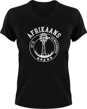 Load image into Gallery viewer, Afrikaans 100% Eg Gewaarborg Afrikaans T-Shirtafrikaans, Ladies, Mens, Unisex, windmill, windpomp
