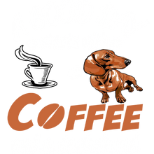 Load image into Gallery viewer, A good day starts with coffee and a dachshund T-Shirtanimals, coffee, dog, Ladies, Mens, pets, Unisex
