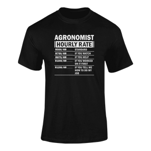 Agronomist Nutrition Facts Novelty T-ShirtAgronomist, cat, funny, Ladies, Mens, Unisex