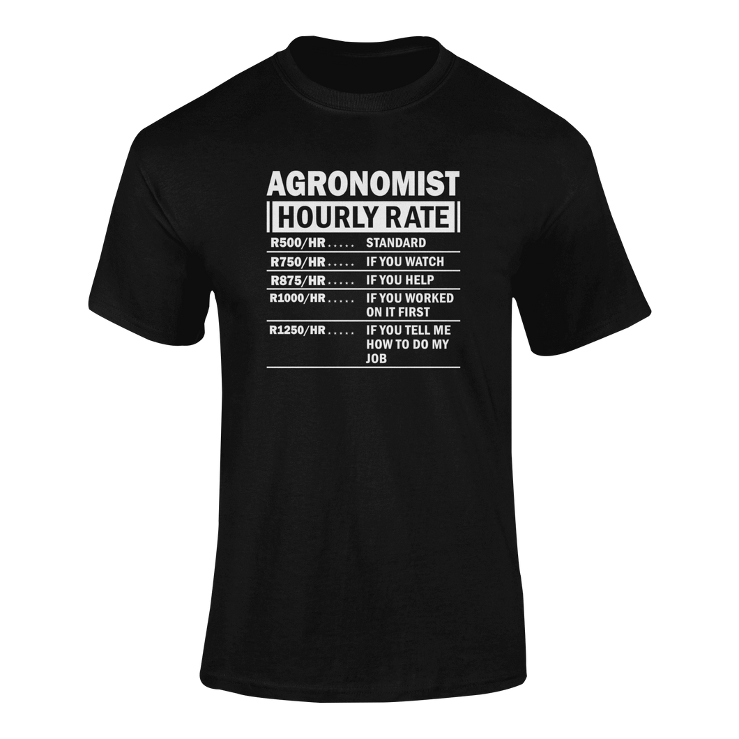 Agronomist Nutrition Facts Novelty T-ShirtAgronomist, cat, funny, Ladies, Mens, Unisex