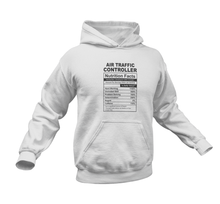 Load image into Gallery viewer, Air Traffic Controller Nutrition Facts Funny Gift Idea for Hoodie
