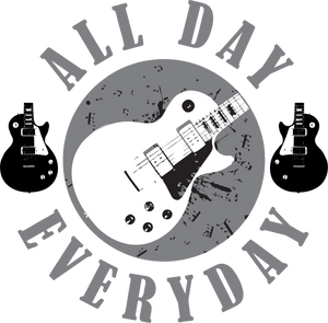 All Day Everyday Guitar T-Shirtguitar, Ladies, Mens, music, musician, Unisex