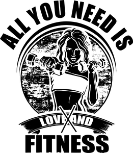 All you need is love and fitness T-Shirtfitness, Ladies, love, Mens, Unisex