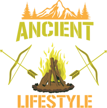 Load image into Gallery viewer, Ancient Lifestyle T-Shirtancient, bow, camp, camper, campfire, camping, hunting, Ladies, lifestyle, Mens, Unisex
