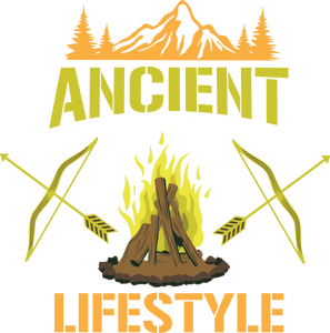 Ancient Lifestyle T-Shirtancient, bow, camp, camper, campfire, camping, hunting, Ladies, lifestyle, Mens, Unisex