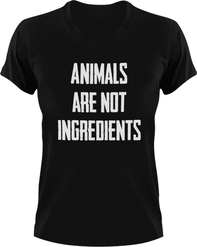 Animals are not ingredients Vegan T-Shirtanimals, Ladies, Mens, Unisex, Vegan