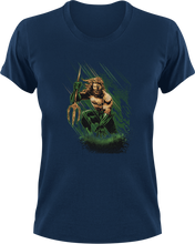 Load image into Gallery viewer, Aquaman T-ShirtAquaman, Comics, DC, Ladies, Mens, super power, superhero, Unisex
