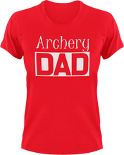 Load image into Gallery viewer, Archery DAD T-Shirtarcher, archery, Awesome, cool dad, dad, Ladies, Mens, sport, Unisex
