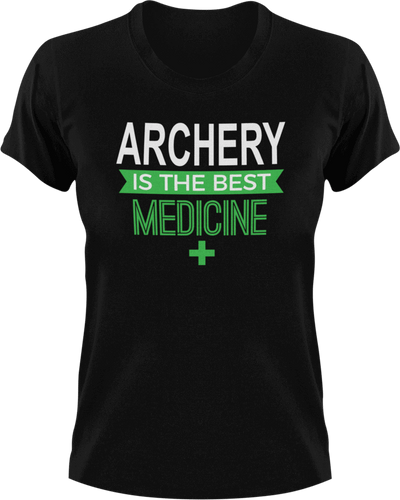 Archery is the best medicine T-Shirtarcher, archery, Ladies, medicine, Mens, sport, the best medicine, Unisex