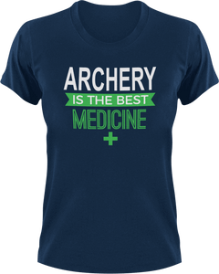 Archery is the best medicine T-Shirtarcher, archery, Ladies, medicine, Mens, sport, the best medicine, Unisex