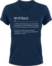 Load image into Gallery viewer, Architect T-Shirtarchitect, job, Ladies, Mens, noun, Unisex
