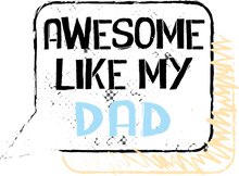 Load image into Gallery viewer, Awesome like my dad T-Shirtdad, Fathers day, funny, Ladies, Mens, Unisex
