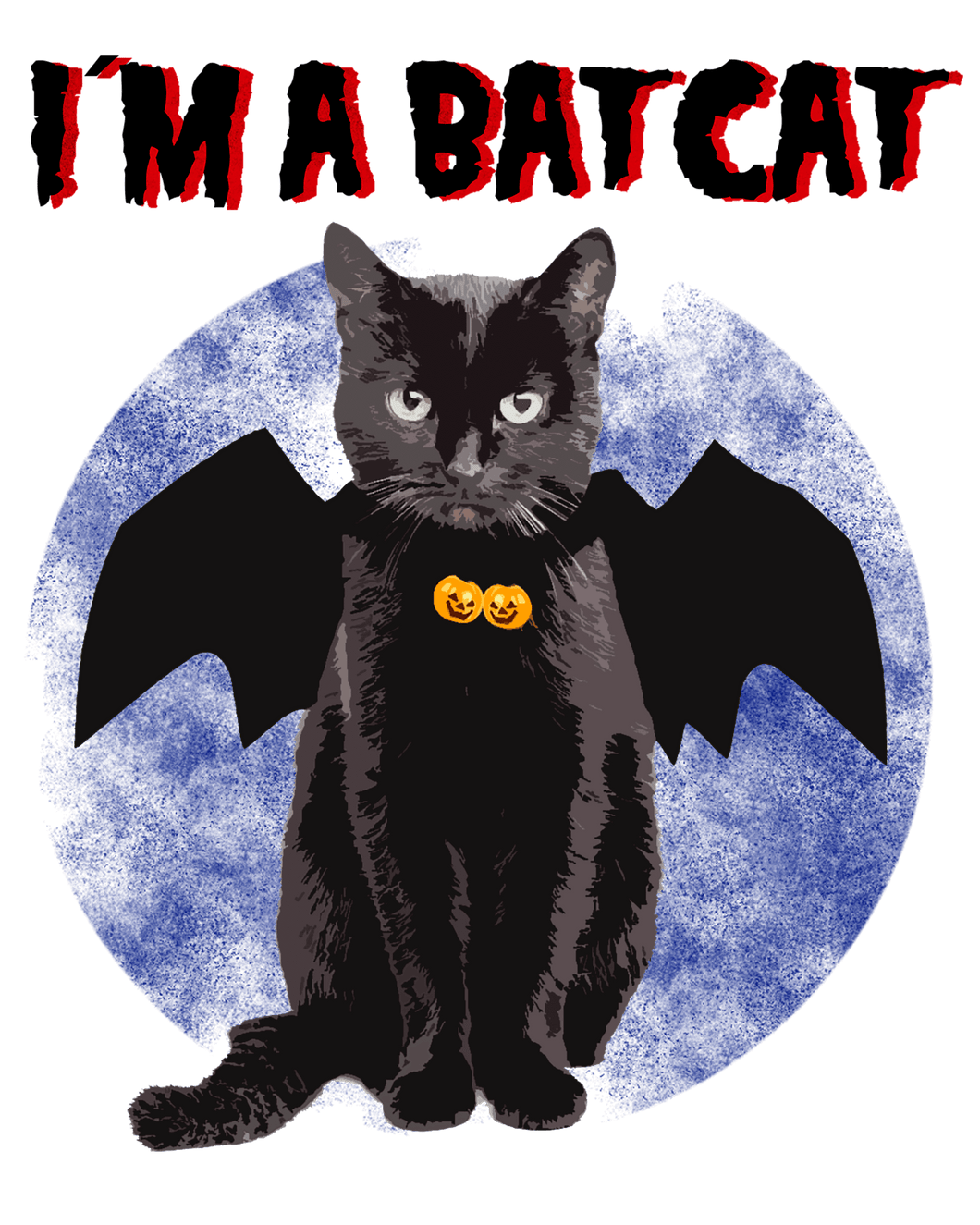 I am a Bat Cat T-Shirtanimals, cat, Ladies, Mens, pets, Unisex