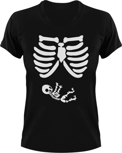 Baby skeleton T-Shirtbones, Halloween, Ladies, Mens, scary, scary movies, skeleton, Unisex