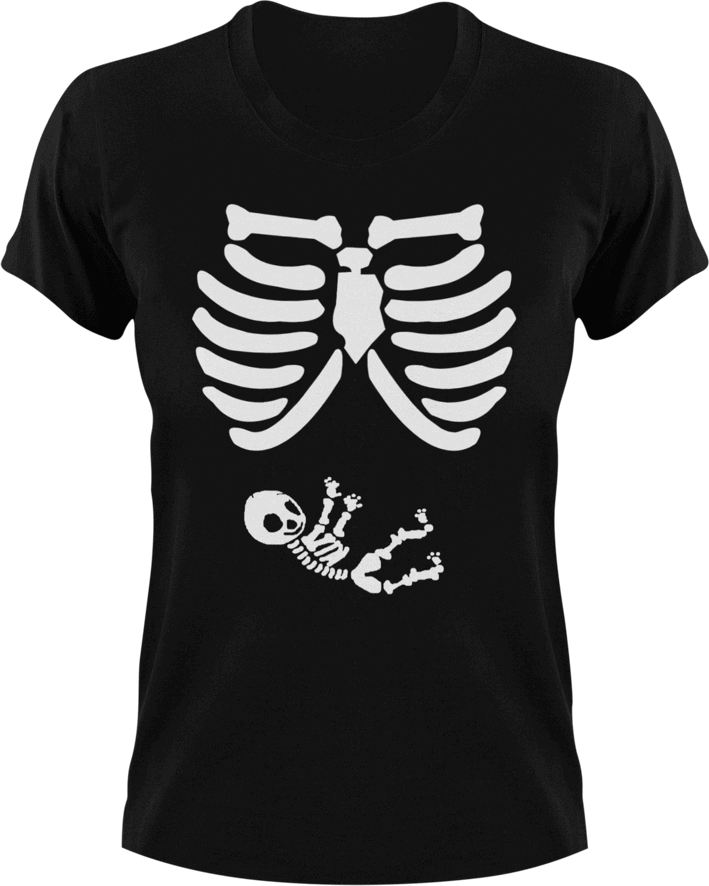 Baby skeleton T-Shirtbones, Halloween, Ladies, Mens, scary, scary movies, skeleton, Unisex