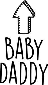 Baby Daddy T-Shirtdad, Dad Jokes, fatherhood, Fathers day, Ladies, Mens, Unisex