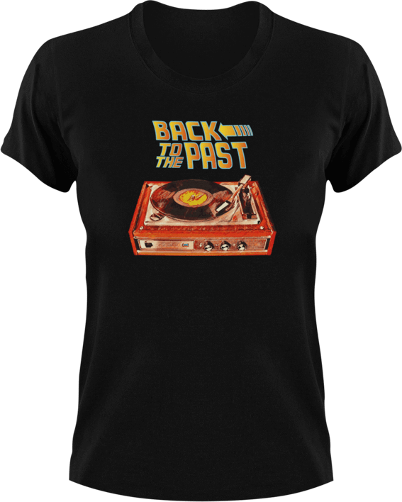 Back To The Past Vinyl T-ShirtLadies, Mens, movie, old school, Unisex, vintage