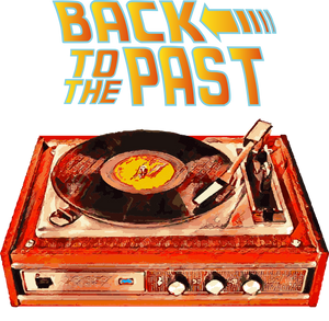 Back To The Past Vinyl T-ShirtLadies, Mens, movie, old school, Unisex, vintage