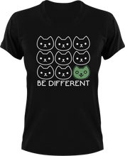 Load image into Gallery viewer, Be different T-Shirtcat, dog, dogs, Ladies, Mens, motivation, pets, Unisex
