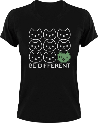 Be different T-Shirtcat, dog, dogs, Ladies, Mens, motivation, pets, Unisex
