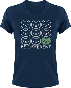 Be different T-Shirtcat, dog, dogs, Ladies, Mens, motivation, pets, Unisex
