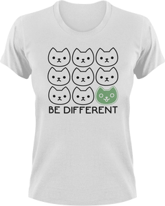Be different T-Shirtcat, dog, dogs, Ladies, Mens, motivation, pets, Unisex