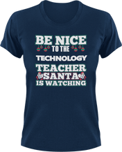 Load image into Gallery viewer, Be Nice To The Technology Teacher T-Shirtbe nice, Ladies, Mens, school, teacher, teaching, technology, Unisex
