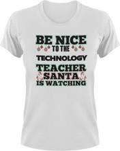 Load image into Gallery viewer, Be Nice To The Technology Teacher T-Shirtbe nice, Ladies, Mens, school, teacher, teaching, technology, Unisex
