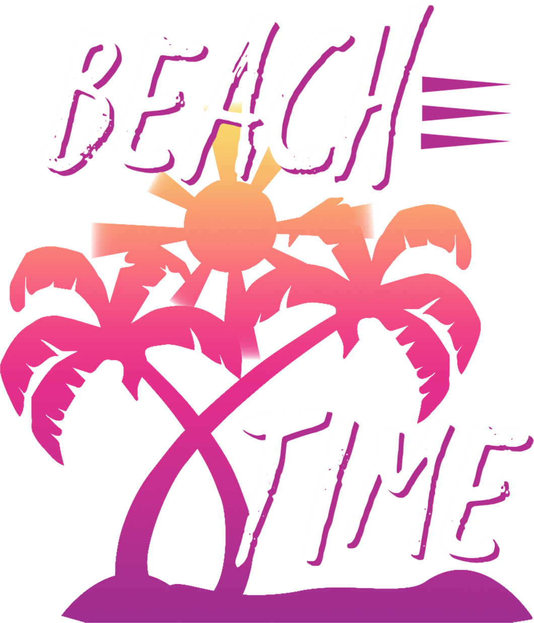 Beach Time Novelty T-Shirtbeach, beach fun, Ladies, Mens, Unisex