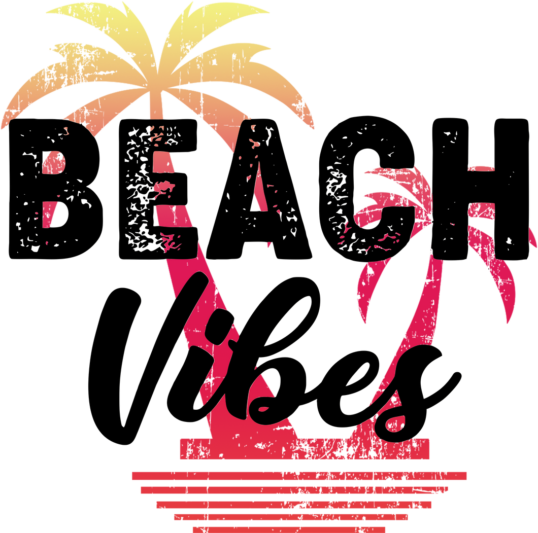 Beach Vibes Novelty T-Shirtbeach, beach fun, Ladies, Mens, Unisex, vibes