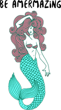 Load image into Gallery viewer, Be amermazing T-Shirtamazing, fantasy, Ladies, Mens, mermaid, Unisex
