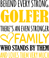 Load image into Gallery viewer, Strong Golfer T-ShirtBehind every, family, golf, golfer, Golfing, Ladies, Mens, strong, Unisex
