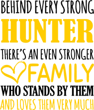 Load image into Gallery viewer, Strong Hunter T-ShirtBehind every, family, hunt, hunter, hunting, Ladies, Mens, strong, Unisex
