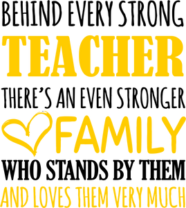 Strong Teacher T-ShirtBehind every, family, Ladies, Mens, school, strong, teach, teacher, teacher voice, teaching, Unisex