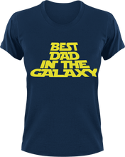 Load image into Gallery viewer, Best dad in the galaxy T-Shirtdad, Dad Jokes, Fathers day, Ladies, Mens, Star wars, Unisex
