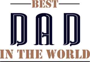 Best dad in the world T-Shirtdad, Fathers day, funny, Ladies, Mens, Unisex