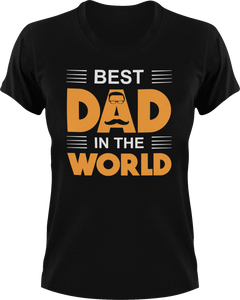 Best dad in the world T-Shirt 2dad, Fathers day, funny, Ladies, Mens, Unisex
