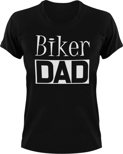 Biker DAD T-ShirtAwesome, bike, biker, biking, cool dad, dad, Ladies, Mens, Unisex
