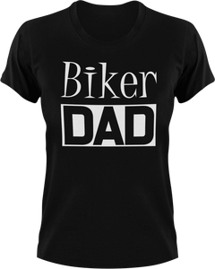 Biker DAD T-ShirtAwesome, bike, biker, biking, cool dad, dad, Ladies, Mens, Unisex