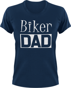 Biker DAD T-ShirtAwesome, bike, biker, biking, cool dad, dad, Ladies, Mens, Unisex