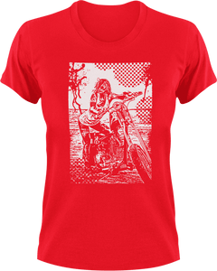 Biker Girl T-Shirtbike, biker, biking, Ladies, Mens, motorcycles, Unisex