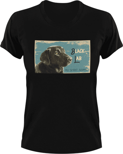 Black Lab T-Shirtdog, Ladies, Mens, picture, Unisex