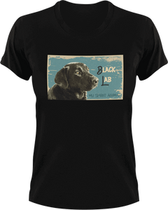 Black Lab T-Shirtdog, Ladies, Mens, picture, Unisex