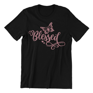 Blessed Butterfly T-shirtButterfly, christian, Ladies, Mens, motivation, Unisex