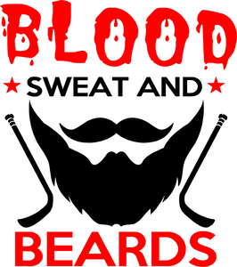 Blood Sweat And Beards Novelty T-Shirtbeard, bearded, beards, funny, Ladies, Mens, Unisex