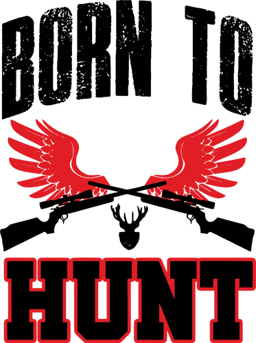 Born To Hunt Novelty T-Shirthunt, hunter, hunting, Ladies, Mens, Unisex