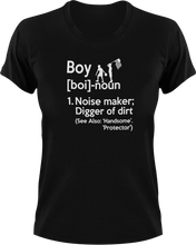 Load image into Gallery viewer, Boy T-Shirtboy, Ladies, Mens, noun, Unisex
